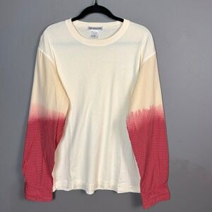 Issey Miyake Men Long Sleeve Shirt L Japan Avant Garde Mixed Media Plaid Layered